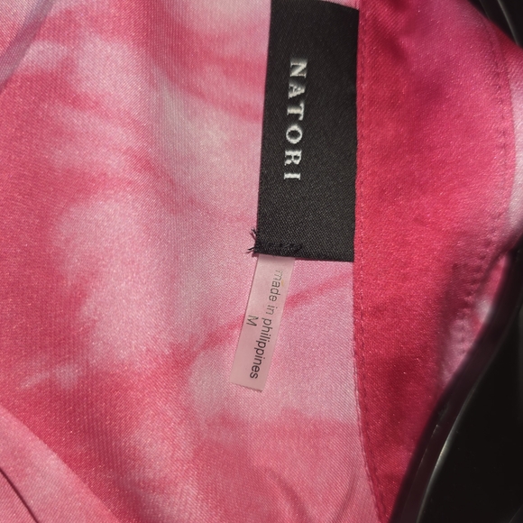 Natori Pink Tie-Dye Midi Kaftan - Picture 5 of 9